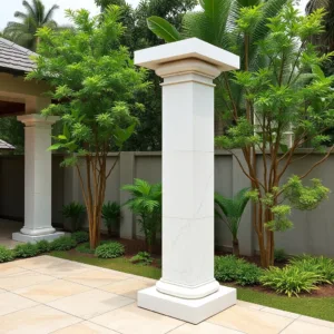 harga batu alam tiang teras rumah