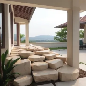 harga batu alam tiang teras rumah cilegon