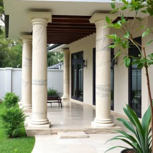 harga batu alam untuk tiang teras