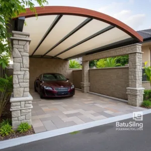 harga batu sikat carport