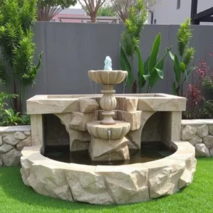 jual air mancur batu alam terdekat cilegon