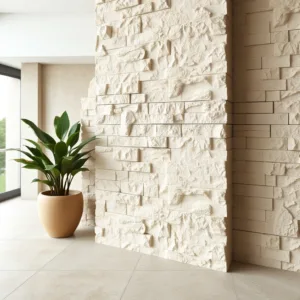 Batu Alam Putih Texture Subang