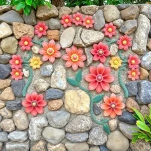 harga batu alam motif bunga sumedang
