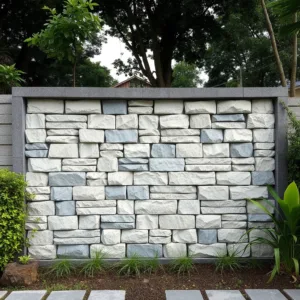 harga batu alam taman serang