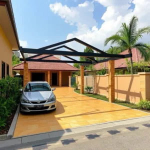 harga batu sikat untuk carport serang