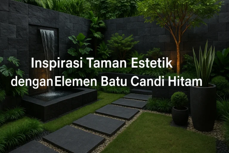 inspirasi taman estetik