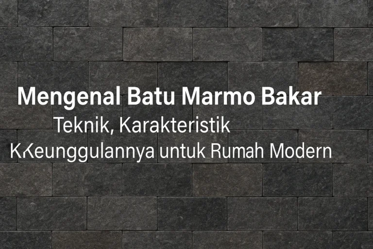 mengenal batu marmo bakar
