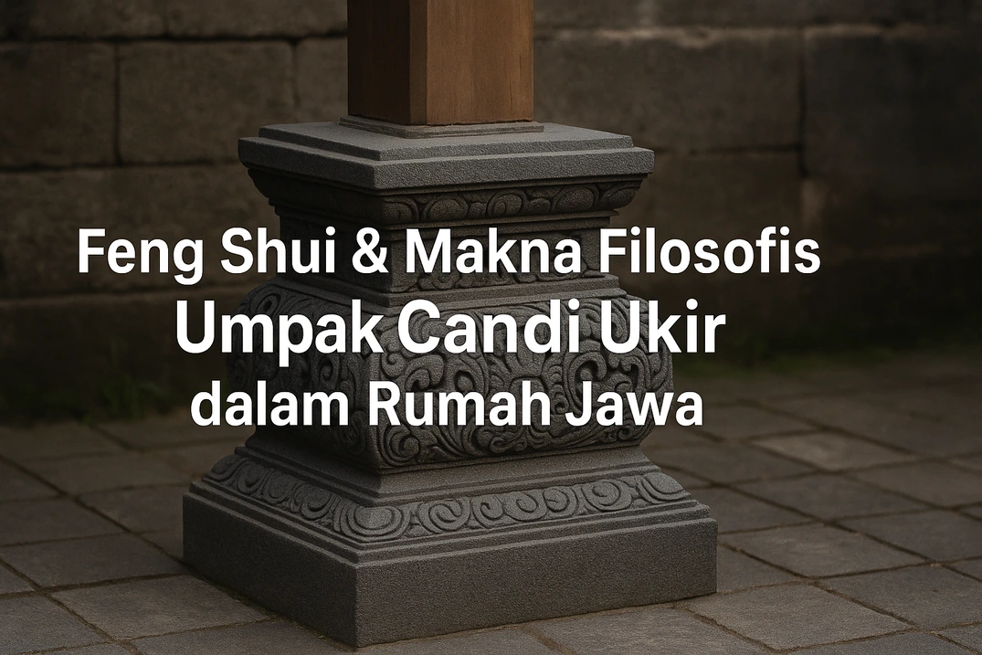 umpak candi ukir